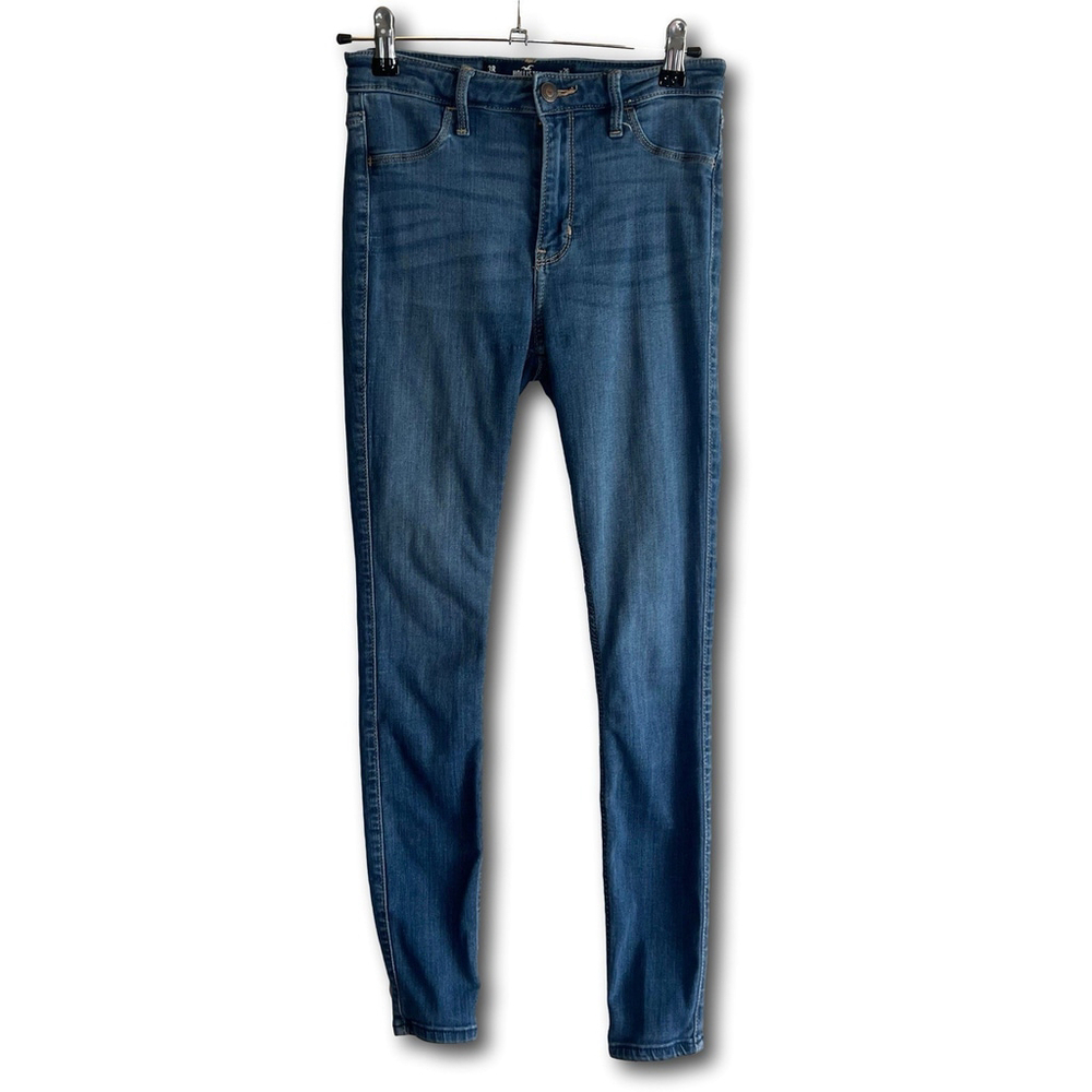 Hollister High Rise Jean Leggings Denim Medium Wash Blue Girls Size 3R W26 L28